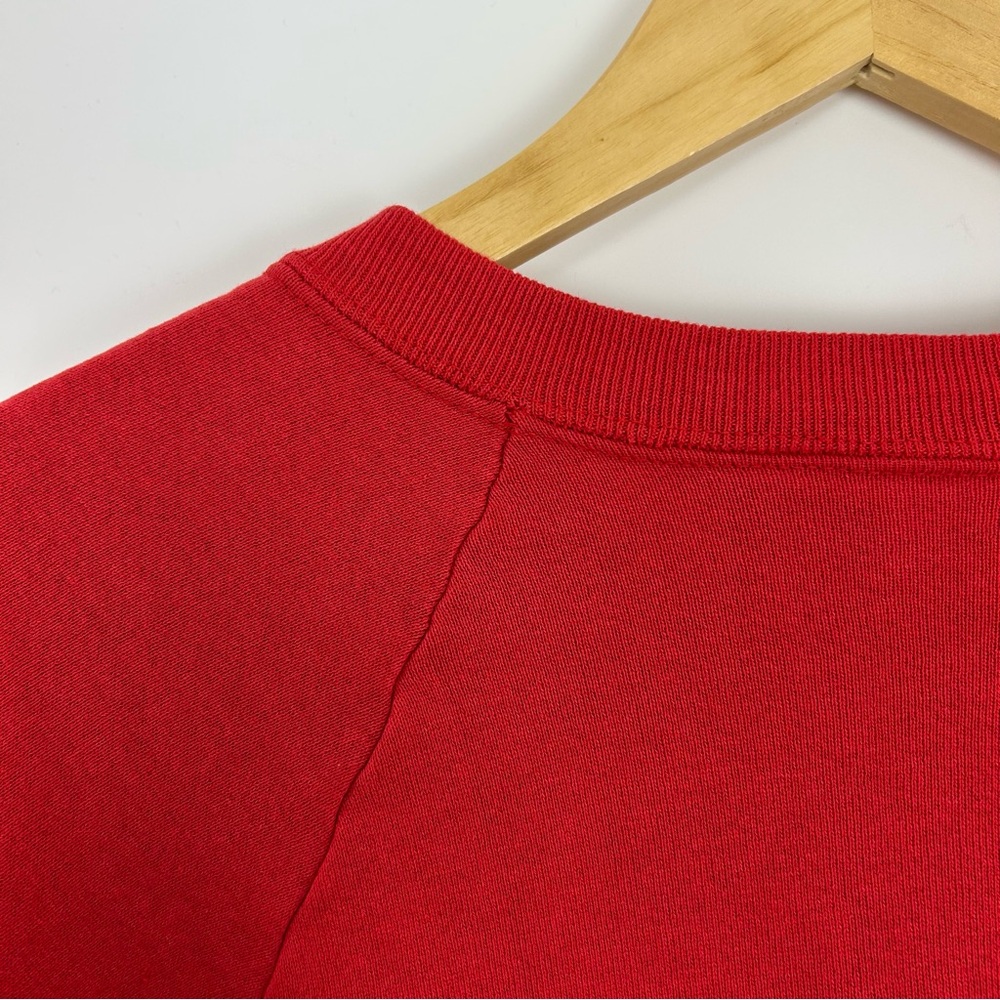 Vintage Boys and Girls Club Camp Fire Red Crew Neck Sweatshirt Fruit of the Loom - Picture 8 of 11